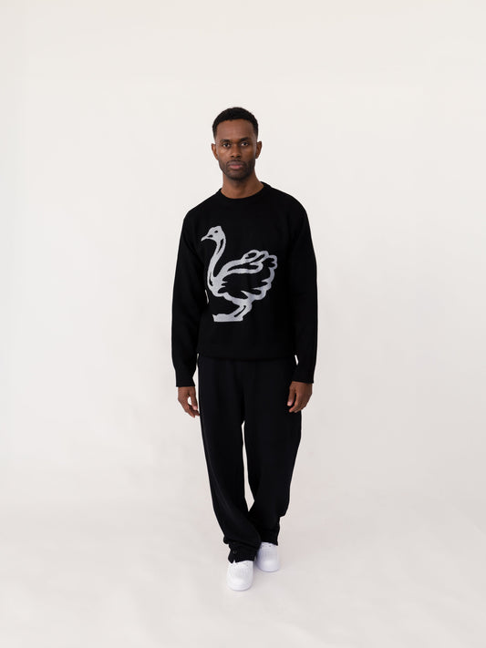 OB KNIT OSTRICH BRAILLE