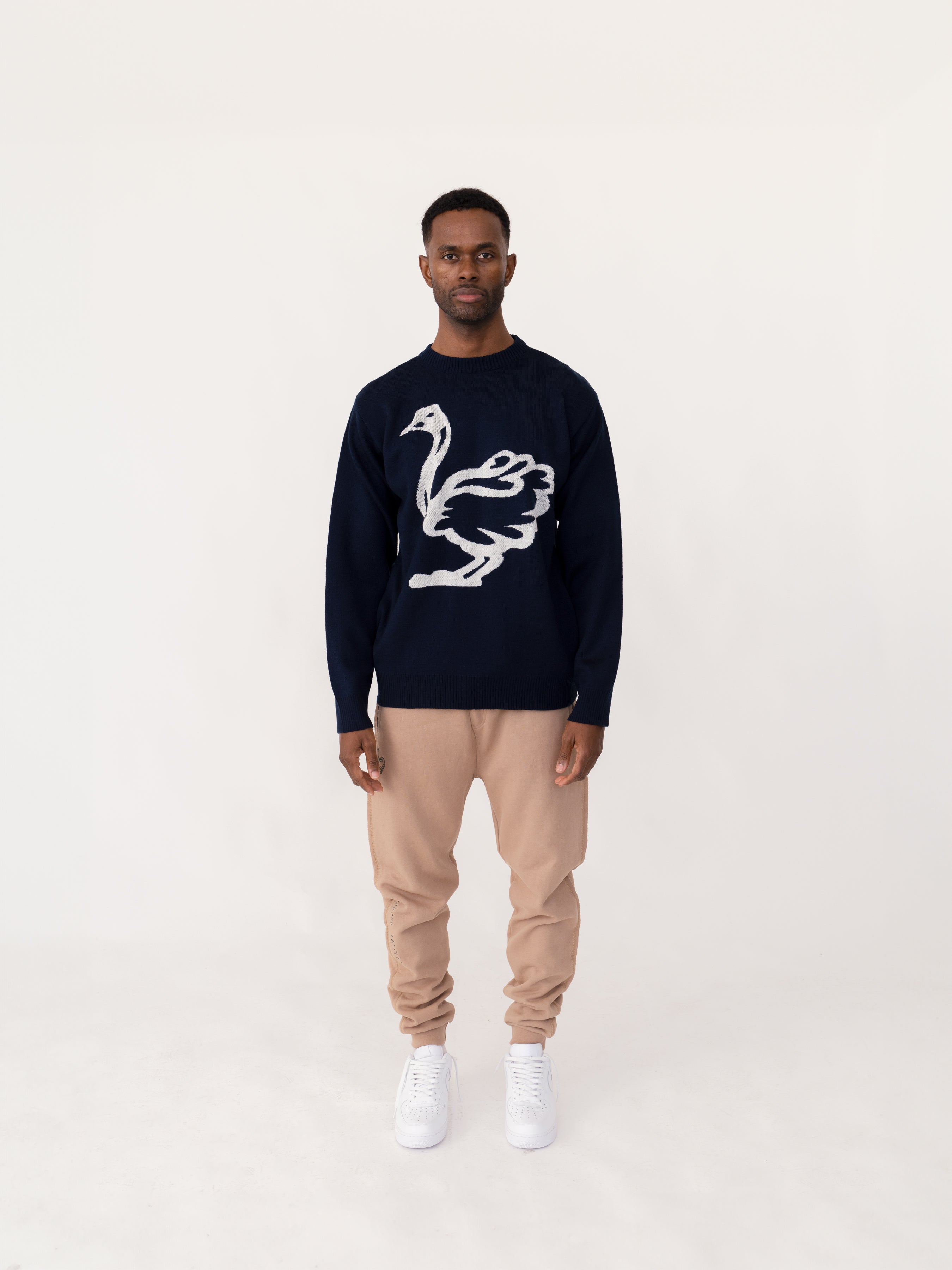 OB KNIT OSTRICH BRAILLE