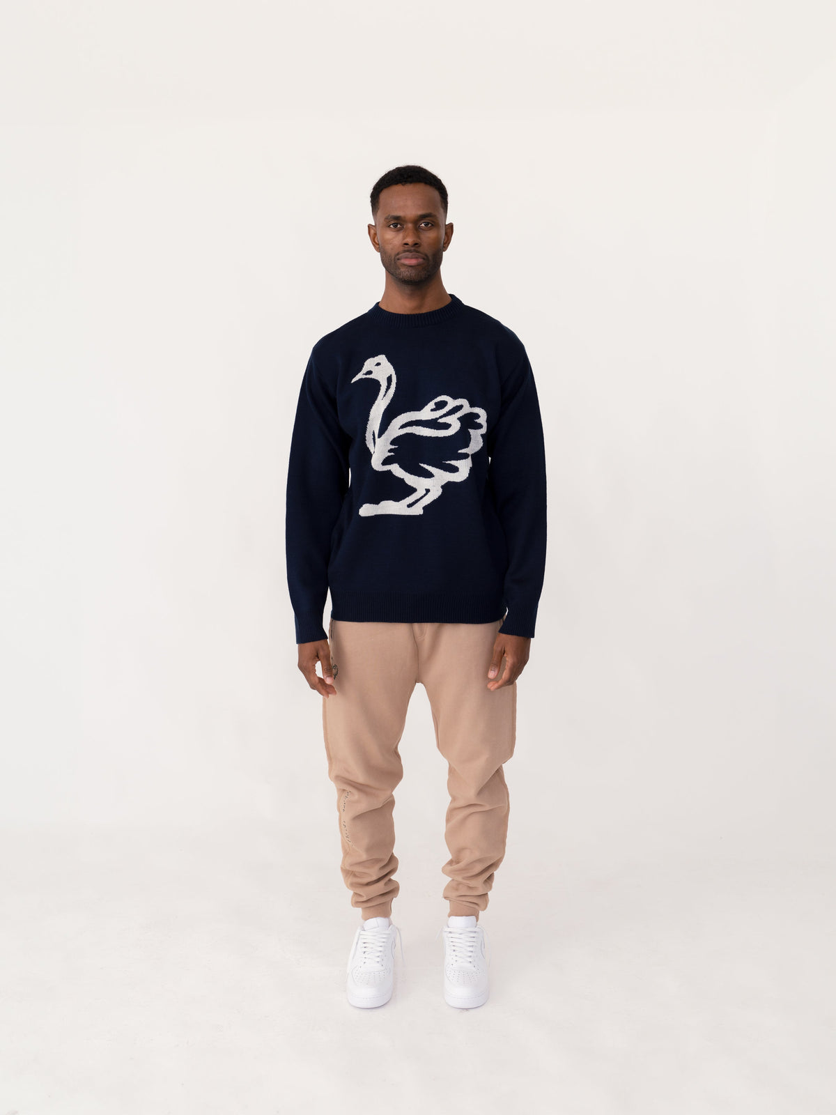 OB KNIT OSTRICH BRAILLE