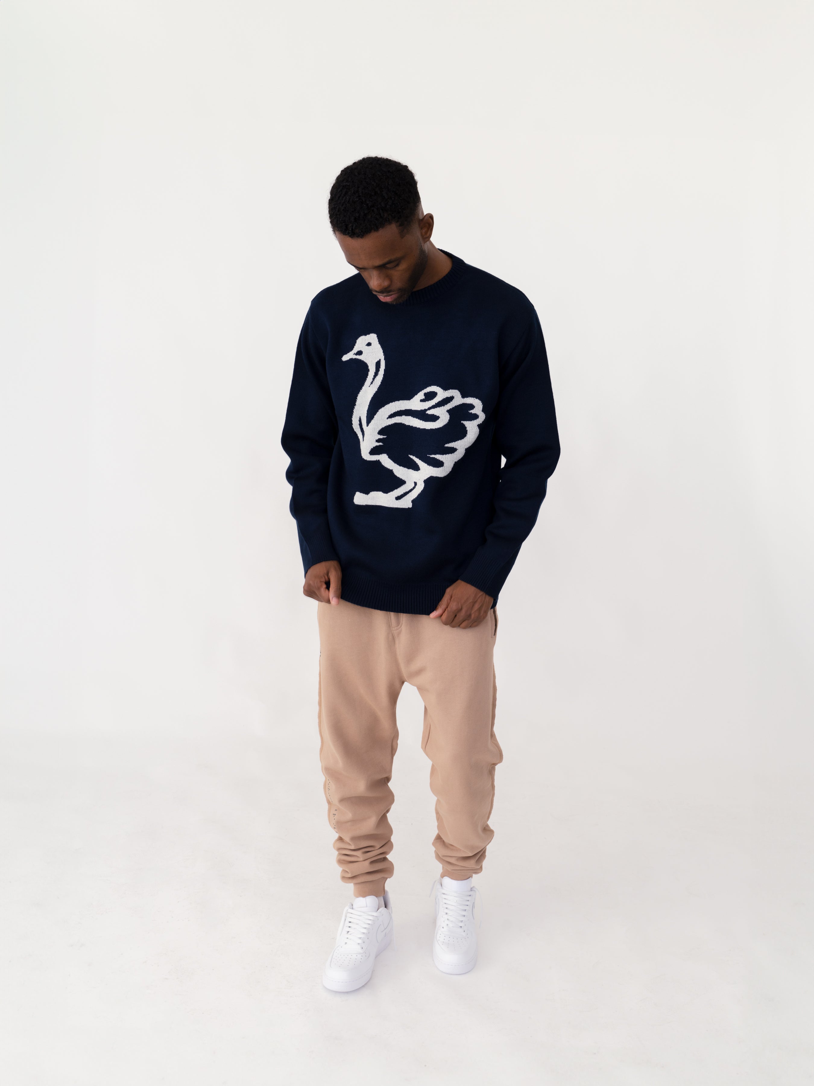 OB KNIT OSTRICH BRAILLE