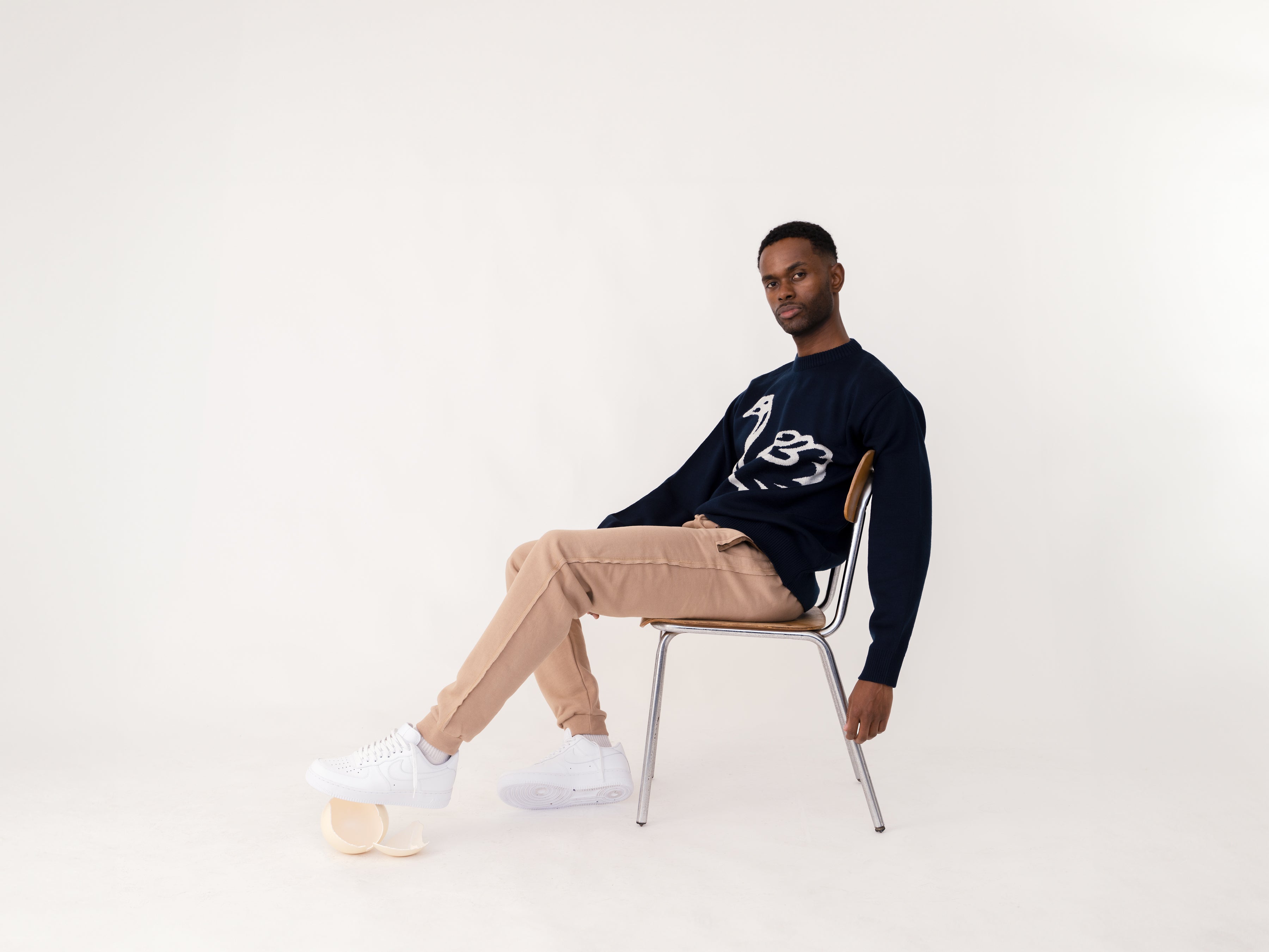 OB KNIT OSTRICH BRAILLE